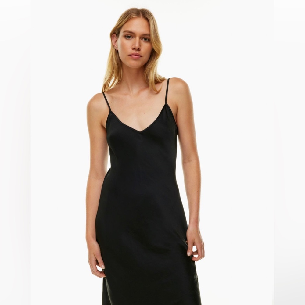 Aritzia Satin Maxi Slip Dress